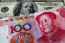 Центральный паритетный курс юаня к доллару США укрепился на 492 базисных пункта